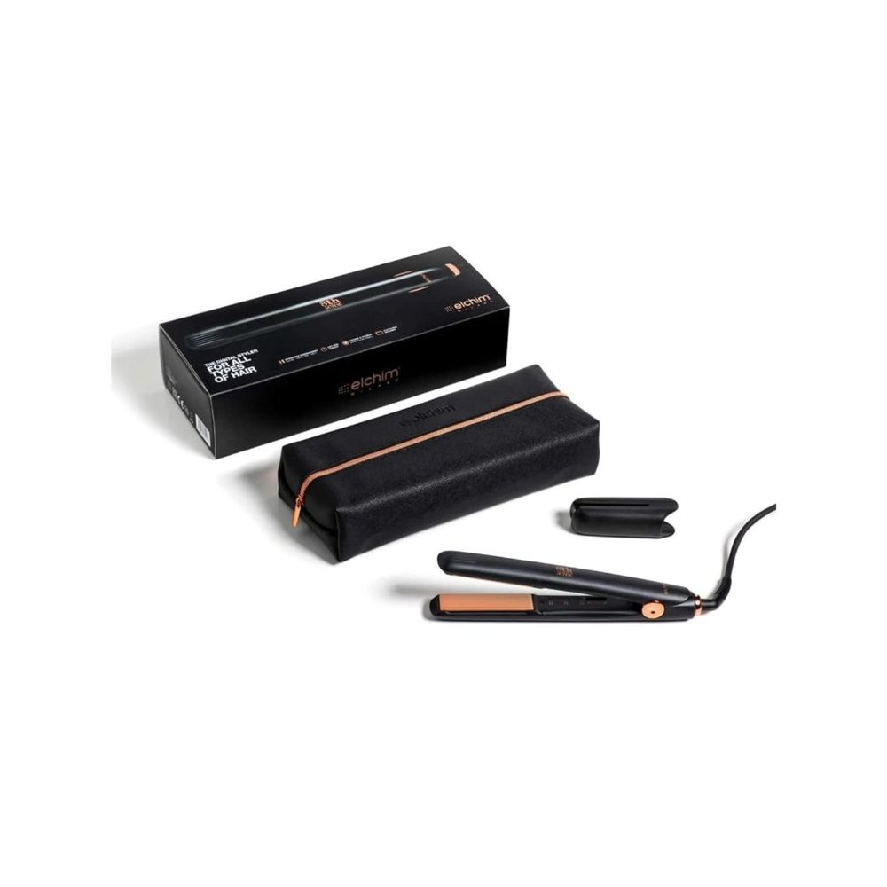 NEW! Elchim 8th Sense Styler: Hair Straightener with Titanium/Ceramic Plates
